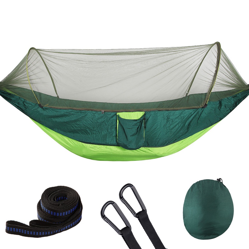 Waterproof Portable Camping Hammock Mosquito Net Rain Cover Windproof Tent UK 