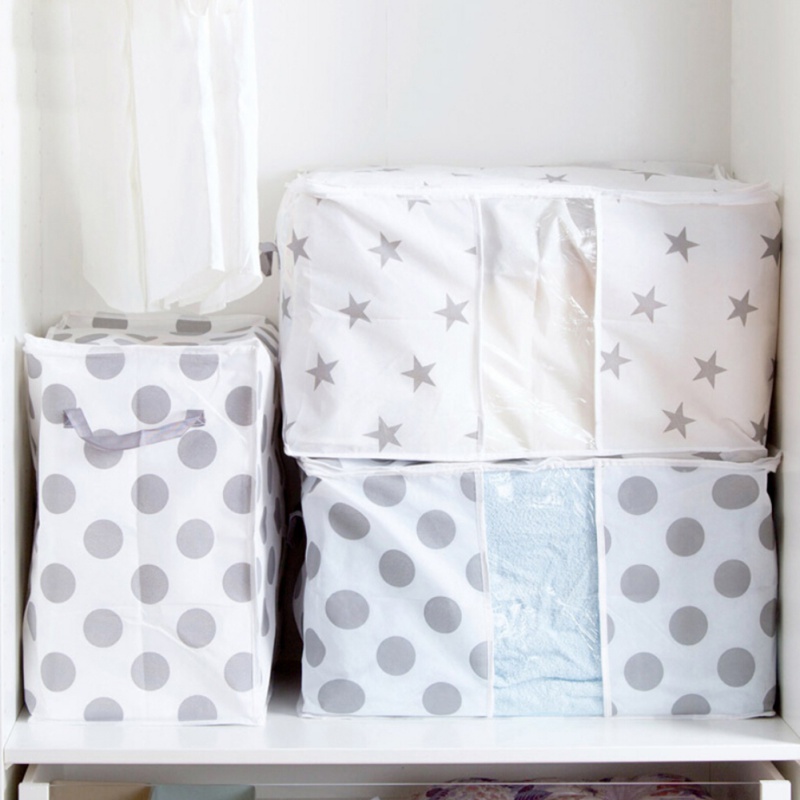 Foldable Storage Bedding Organizer Bag Clothing Blanket Quilt Closet ...