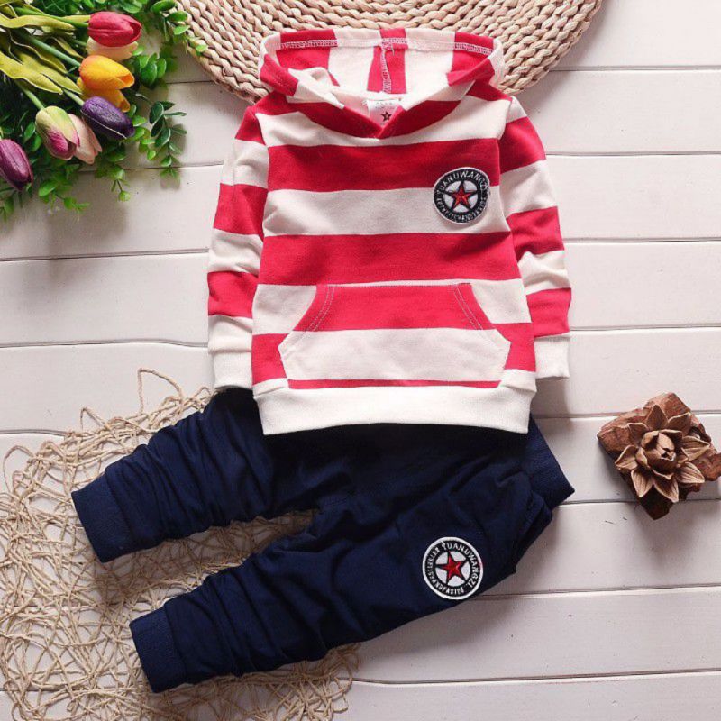 Newborn Baby Girls Boys Clothes Kids Tops Trouser Pants Tracksuit Outfits Set