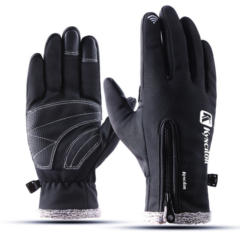 Details about   Touchscreen Thermal Outdoor Sports Gloves with Back Pocket Warm Lining Gloves